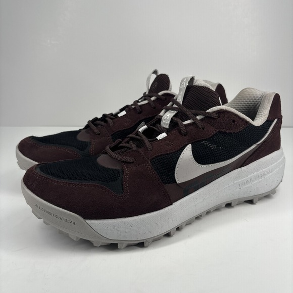 Nike ACG Lowcate Men's US 11 Extra Wide Earth Brown Trail Hiking Shoes Outdoor - Picture 1 of 16